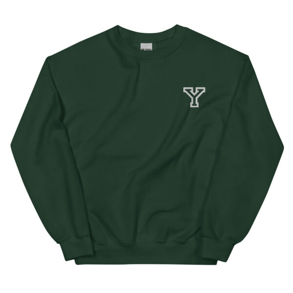Personalized Sweatshirt with Embroidered Letter Y