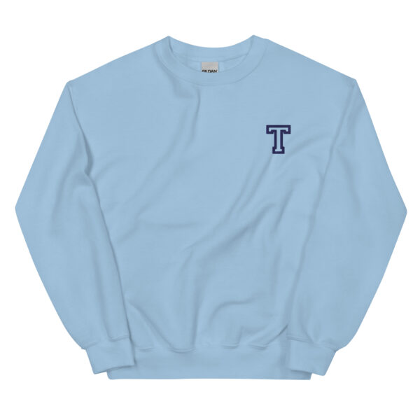 Personalized Sweatshirt with Embroidered Letter T