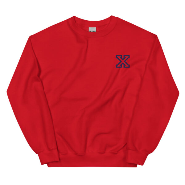 Personalized Sweatshirt with Embroidered Letter X